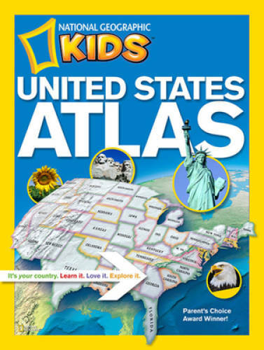 National Geographic Kids United States Atlas – Paperback – GOOD