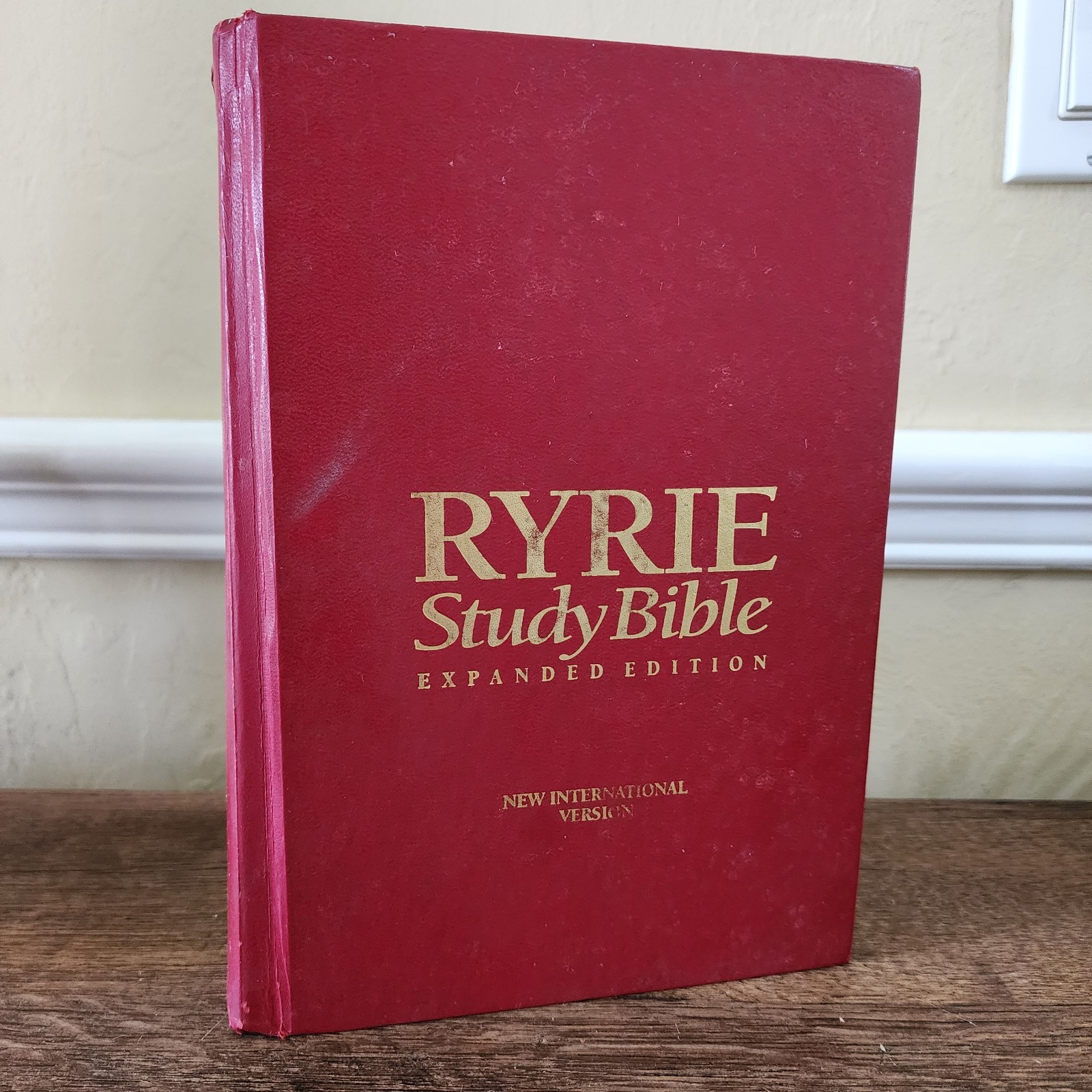 Ryrie Study Bible Expanded Ed NIV Red Letter Holy Word Moody Vtg 1994 HC