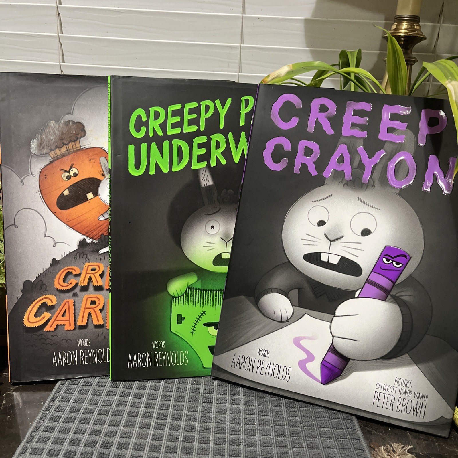 Lot of 3 Creepy Series Picture Books by Aaron Reynolds & Peter Brown Carrots