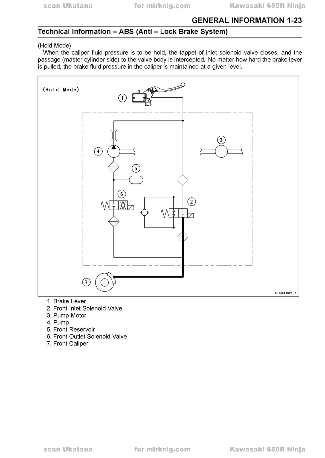 KAWASAKI Ninja 650R ER-6f ABS ER-6f Motorcycle Service Manual – COIL BOUND