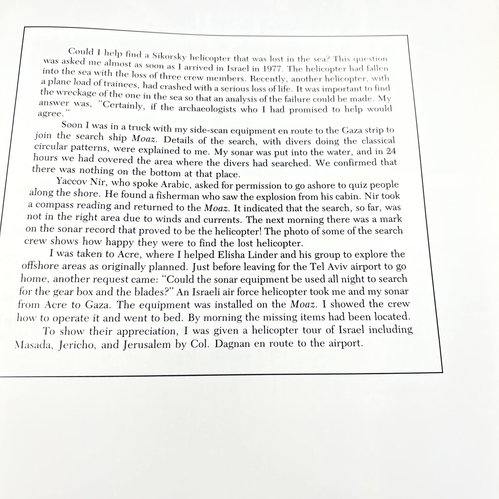 Signed Sonar Images by Dr. Harold E. Edgerton 1st Edition Softcover 1986
