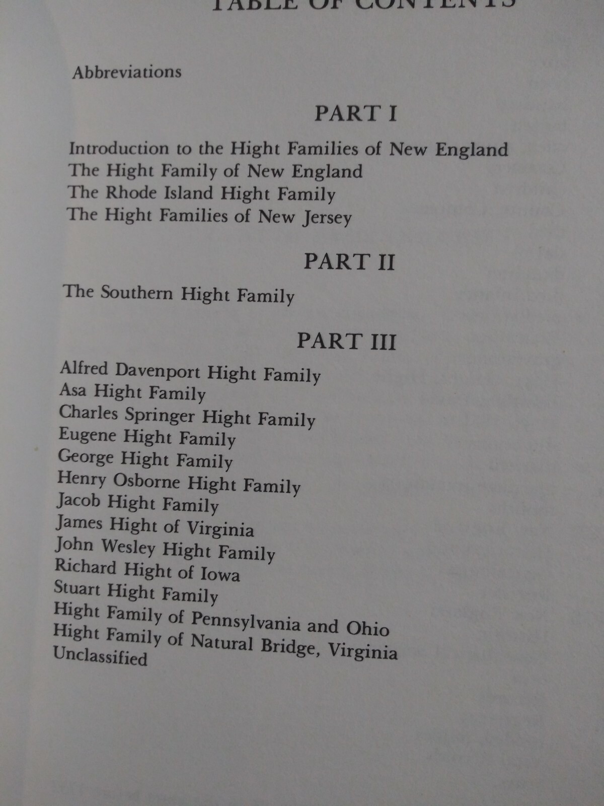 1979 Hight family history / genealogy by Truslow, 126 pages