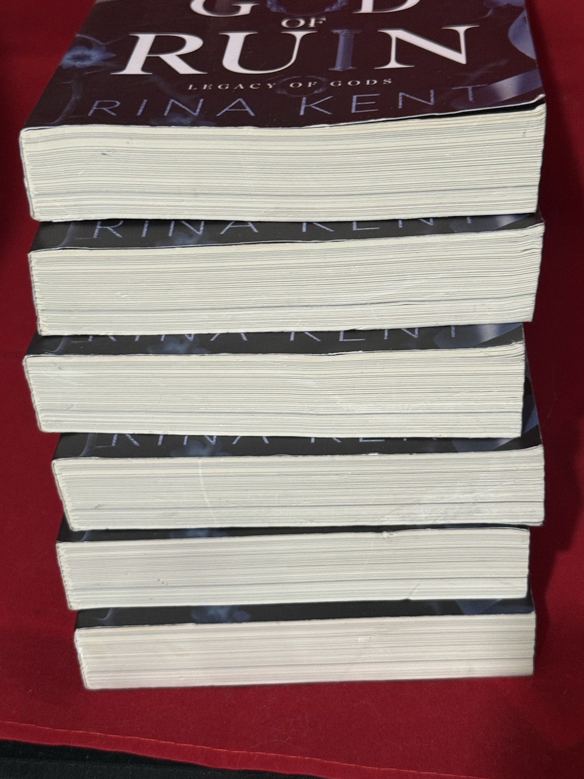 God of Ruin Legacy of Gods by Rina Kent Trade Paperback Book