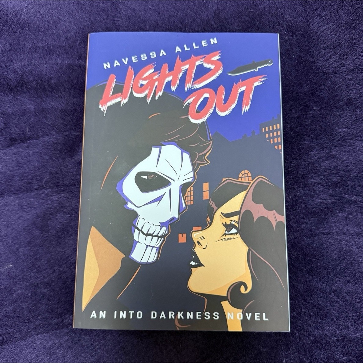 Navessa Allen Into Darkness Series Lights Out Paperback Romance Novel (Adult)