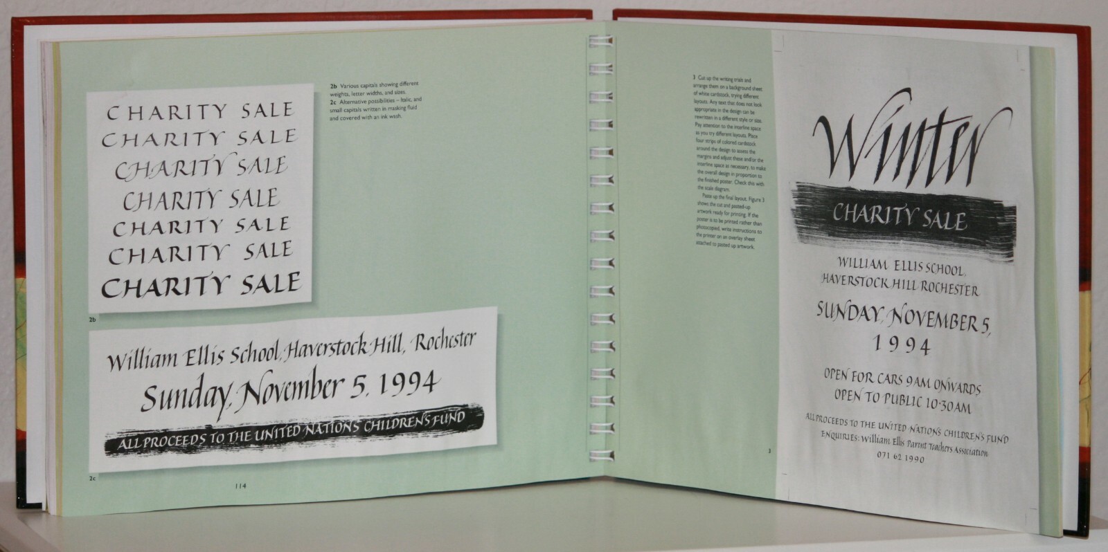 Calligraphy Made Easy A Complete Beginner’s Guide 127 Pages First Printing 1994