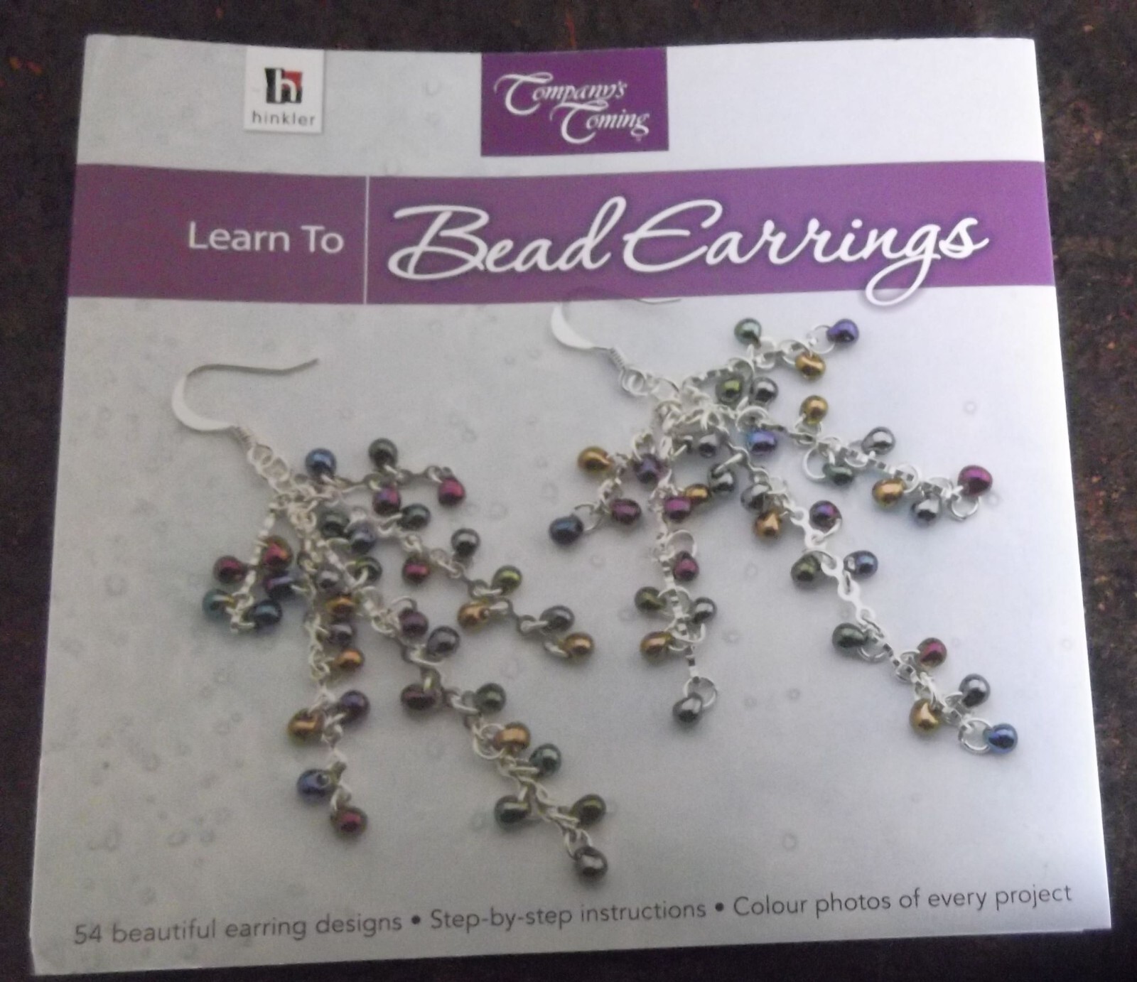 LEARN TO BEAD EARRINGS, 126pages,54 HOW TO MAKE PROJECTS, PAPERBACK ,AUST